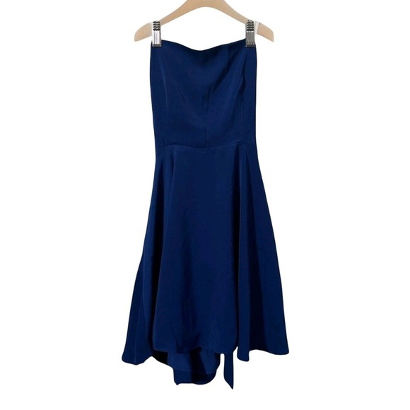 Superdown Dress, Strapless Back Tie Fit & Flare Cocktail Party Dress Size Small - Picture 1 of 6